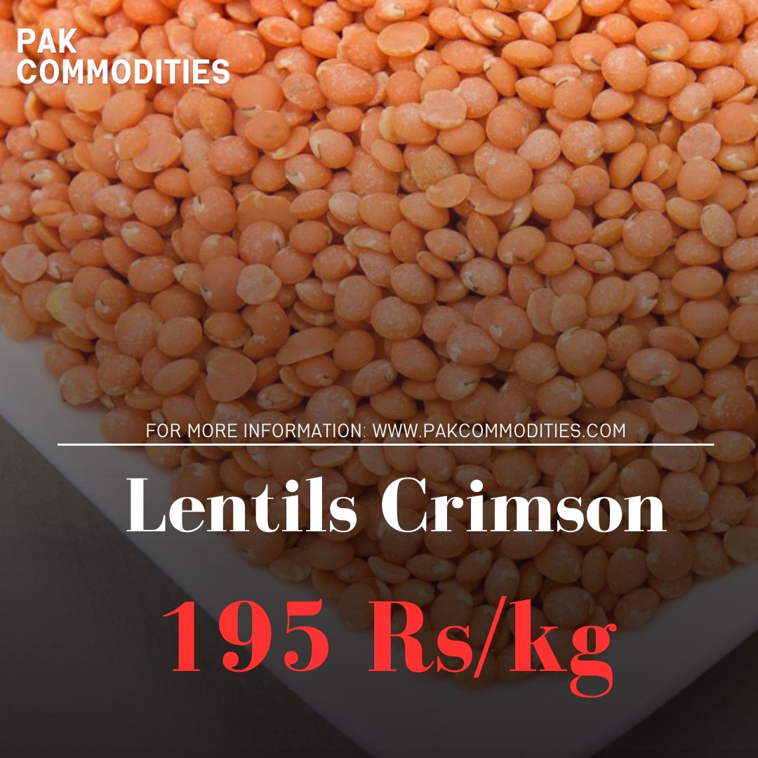 pakcommodities1's tweet image. Pak commodities Islamabad
#lentils #marketupdate #pakcommodities