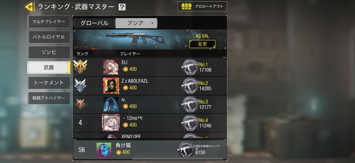 イマココ。
何とか順位キープしてる