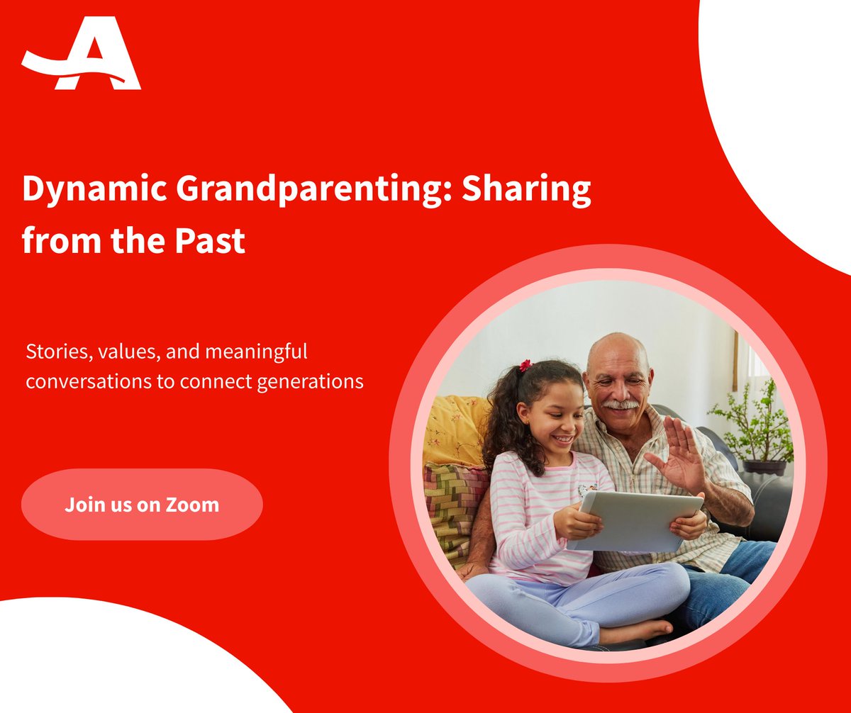 ⏳ One week away! Join Dynamic Grandparenting on Zoom to explore sharing stories and values across generations with David Peterson 👉 Register today!  spr.ly/6012f2dMy