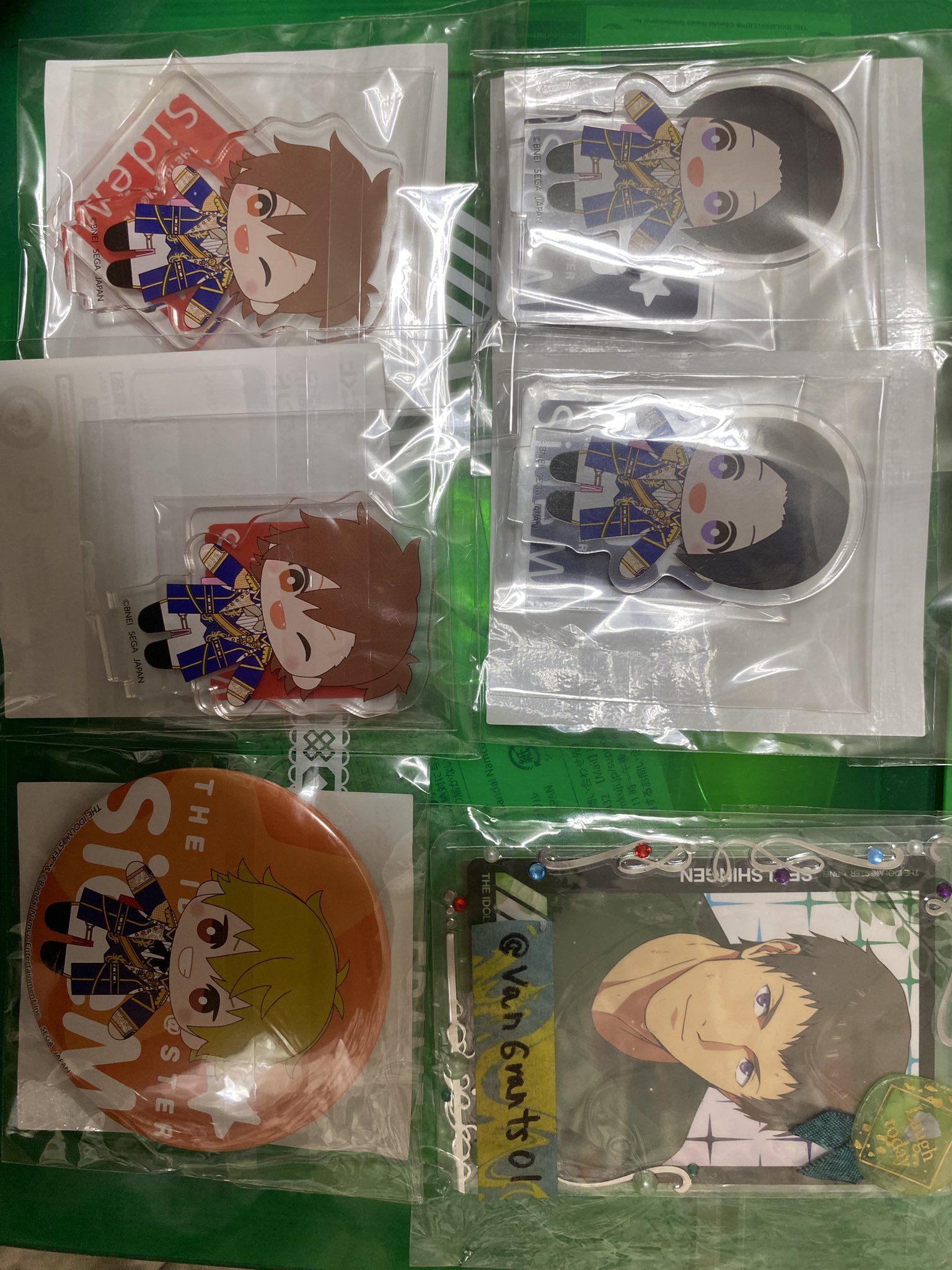 岡村直央 10th缶バッジ アイドルマスターsidem 岡村直央 CWM 缶バッジ