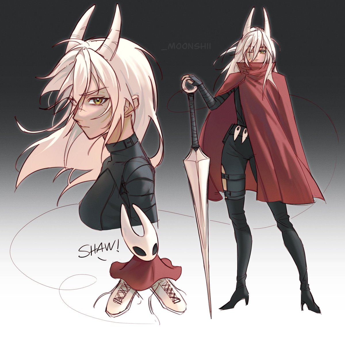 SHAW 🗣️ #Hollowkinght #silksongfanart #hornet