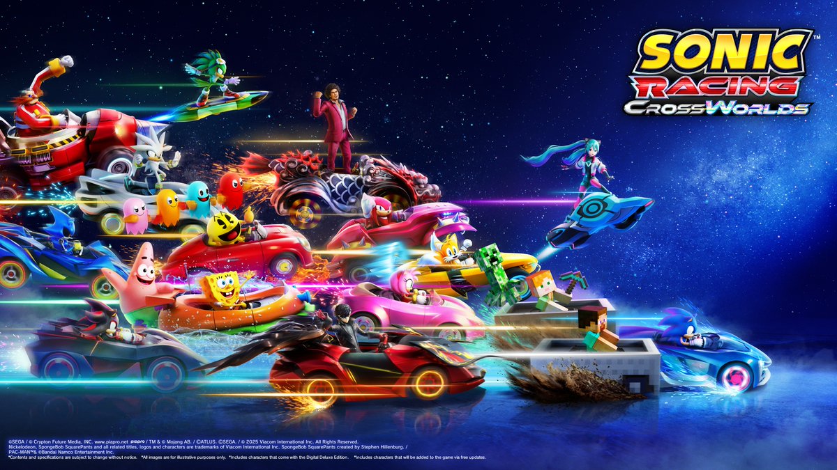 Stealth40k's tweet photo. Sonic Racing CrossWorld Reviews:

Loot Level Chill - 9.5
GamingTrend - 9.5
Critical Hits - 9
Outerhaven - 9
IGN - 9
PlayStation Universe - 9
TechRadar - 9
Game Informer - 8.5
COG - 8
GamesRadar - 8
GamersRD - 8
VGC - 8
Wccftech - 8
Push Square - 8
Shack News - 8
Gamereactor - 7
GameSpot - 7
TheSixthAxis - 6