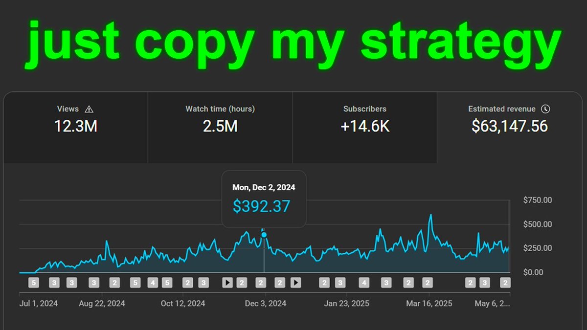 YouTube success is a system, Not luck!

Start today and hit $10,000/month by May 2025

Even with zero experience.

Normally $99, but FREE for 24 hours!

Like this post
Comment "YT"
Must Repost &amp; Follow me (so I can DM you)