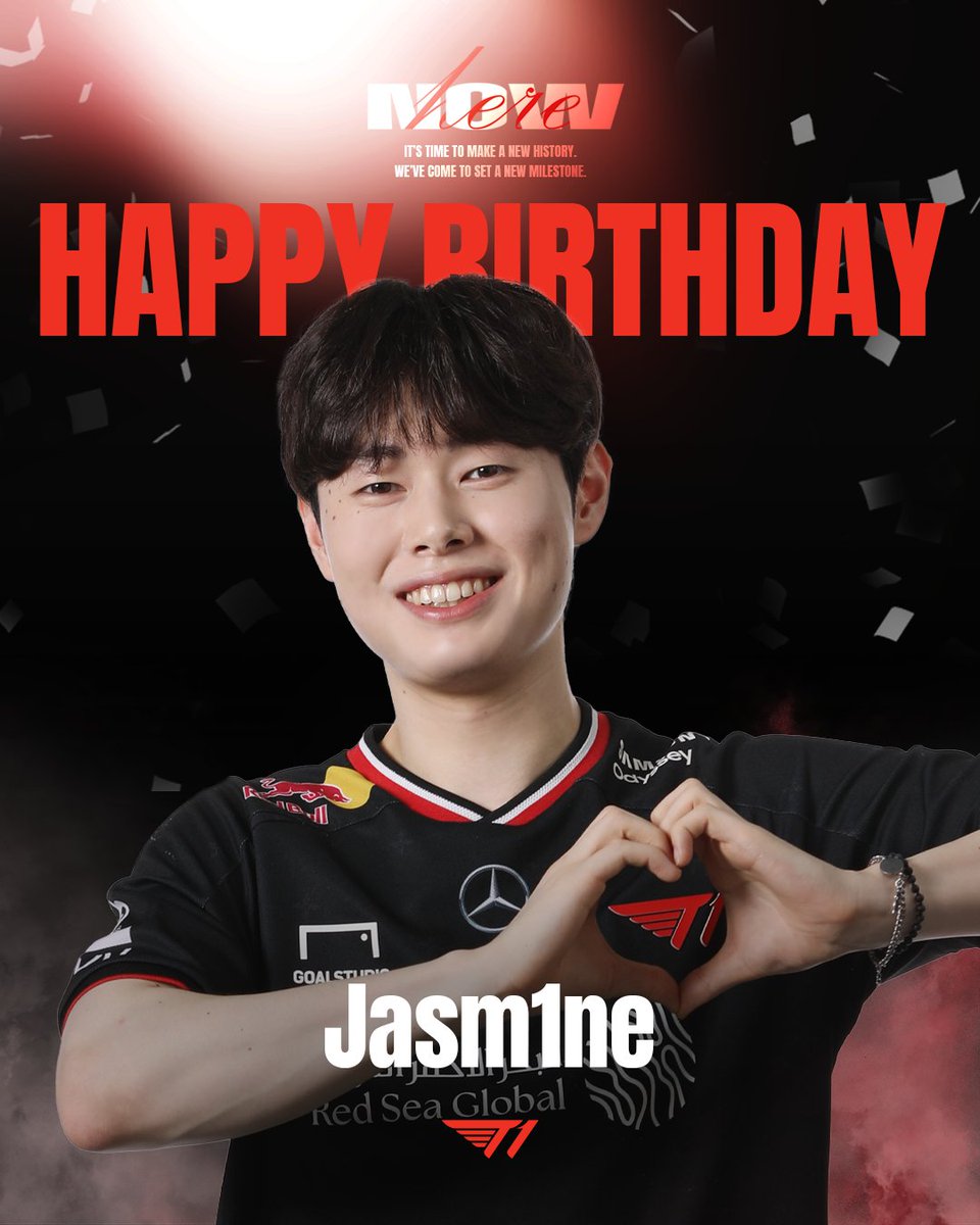 🎂Happy 'Jasm1ne' Day🎂

9월 19일은 T1 'Jasm1ne' 선수의 생일입니다!

#TogetherAs1 #T1Birthday