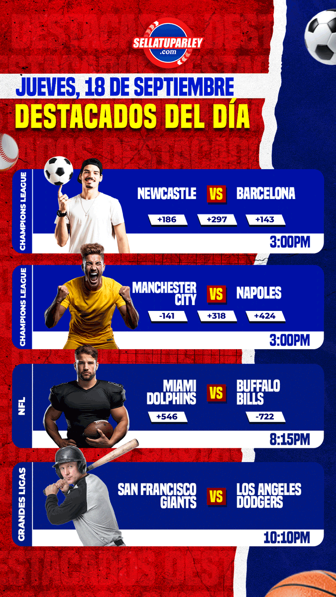 ParleyVenezuela's tweet photo. Si quieres ser leyenda, juega como tal. 🐐🔥 #DestacadosSTP
⚽ #ChampionsLeague
🏈 #NFL
⚾ #GrandesLigas
¡A sellar y ganar!
https://t.co/euI06JNiuk
#STP #deportes #sports #beisbol #futbol #basket #Kickoff2025