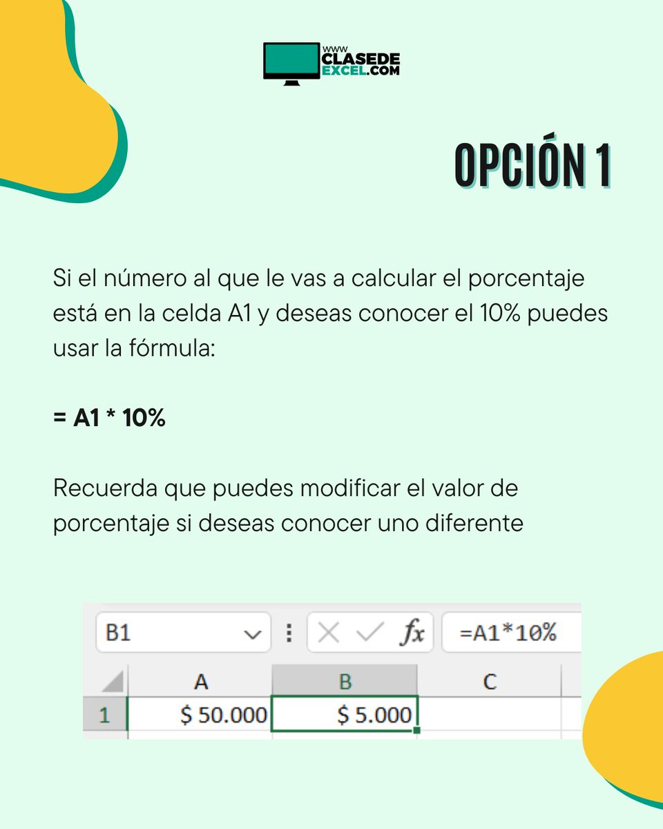 clasedeexcel's tweet image. ✅ Un cálculo tan común que deberías dominar al 100%. Te enseñamos paso a paso a obtener porcentajes en Excel de forma sencilla.
#ExcelBásico #TipsExcel #ClaseDeExcel #Productividad