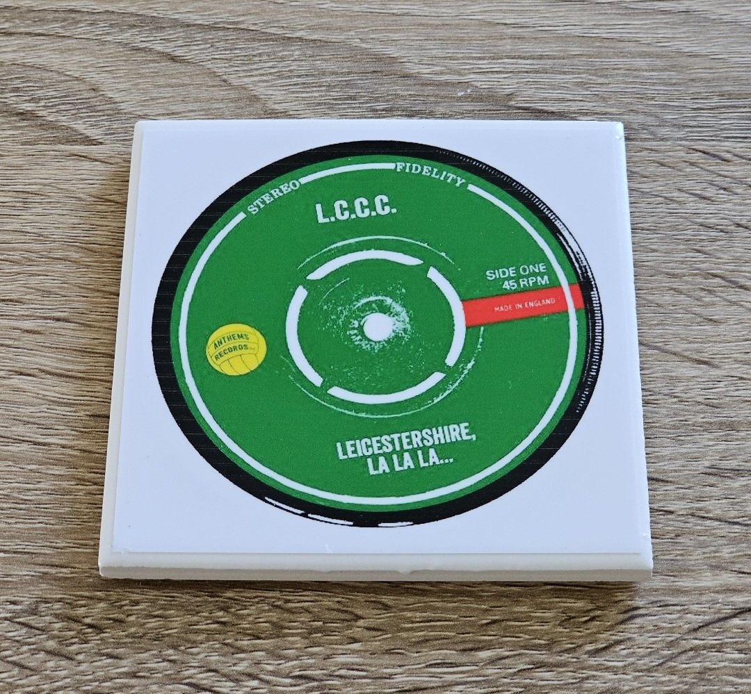 CONGRATULATIONS LEICESTERSHIRE. Leicestershire la la la!! 🏆
I'm giving away a free ceramic coaster ( I know it's not much 😄) so repost to be in with a  chance of winning. 
I will pick a winner on Friday at 8pm. 
To buy one : jhfootballprints.co.uk