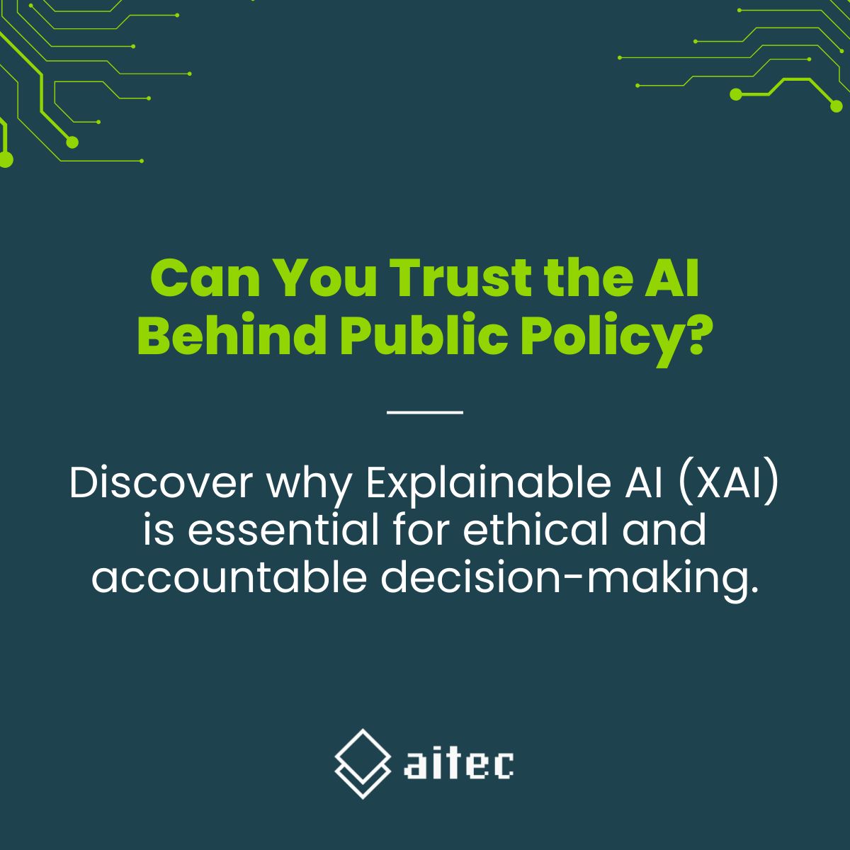 aitecintl's tweet image. Not all AI is trustworthy—especially in public policy. We build Explainable AI to make government decisions transparent, ethical, and actionable. Learn: aitec-intl.com/explainable-tr… Related: aitec-intl.com/fitter-eu/ Contact: fsantarremigia@aitec-intl.com
#ExplainableAI #ResponsibleAI