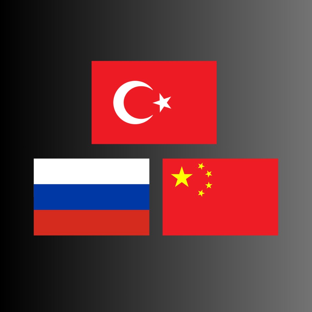 Devlet Bahçeli: "Dünyaya meydan okuyan ABD-İsrail koalisyonuna karşı 'TRÇ' ittifakı inşa edilmelidir."

• TRÇ: Türkiye-Rusya-Çin