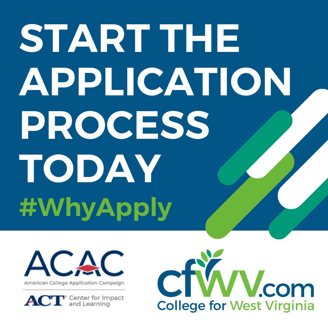 Tomorrow is #WhyApply Day! 🎓 Applying to college is one of the best steps you can take toward success after high school. Don’t wait—your future starts with an application! ✨

👉 Learn more: cfwv.com/why-apply-day/
