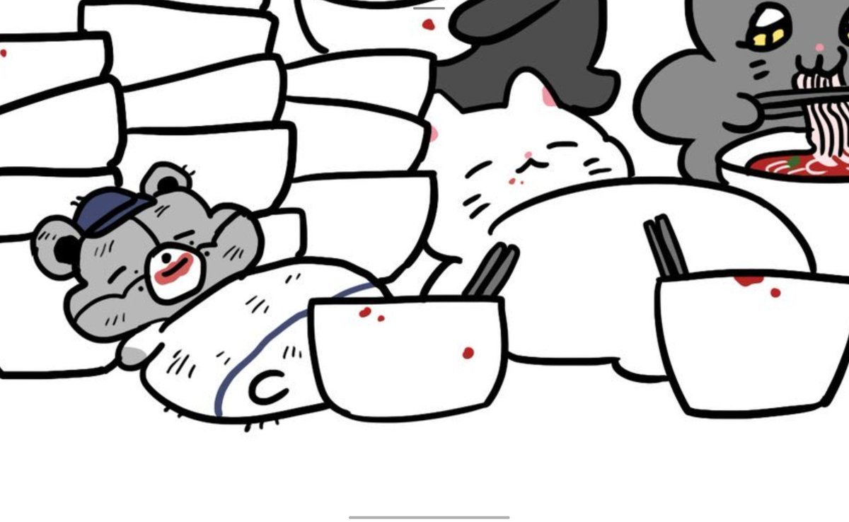 오늘자
나란히 배통통해진게 ㄴㅁ ㄱㅇㅇ