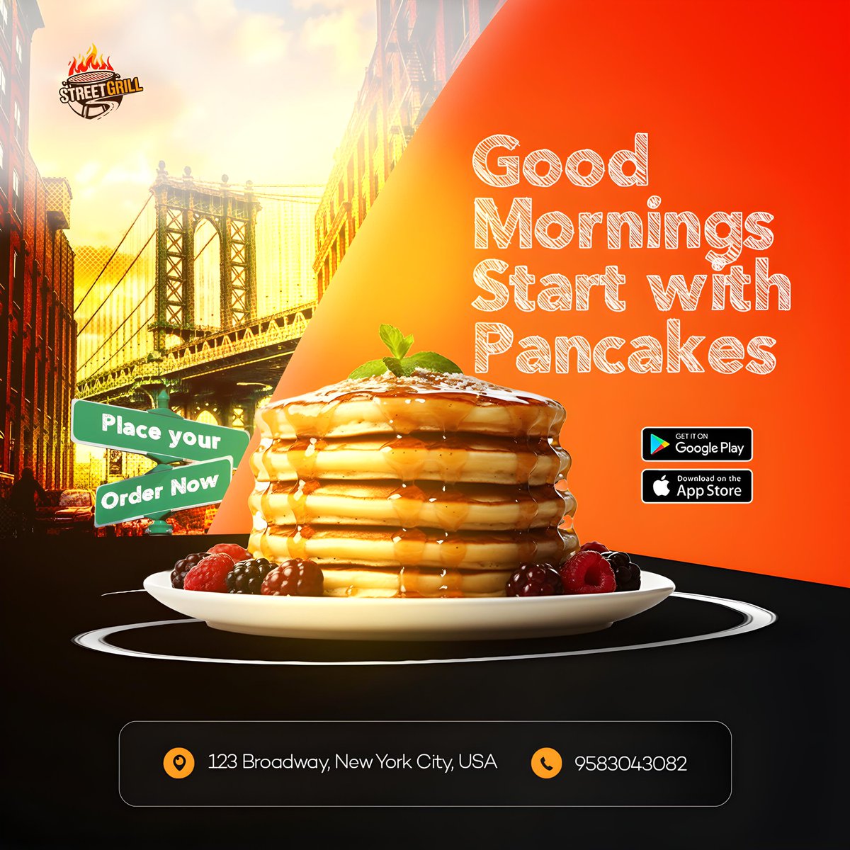 DAPHICS001's tweet photo. Here's a recent case study i worked on

My task was to expand the brand visually, creating consistent marketing assets and identity applications that reflect the Streetgrill vibe.

You can check out the full case study here:
👉 https://t.co/EWBMZziH1j https://t.co/gtt7GKSwsW