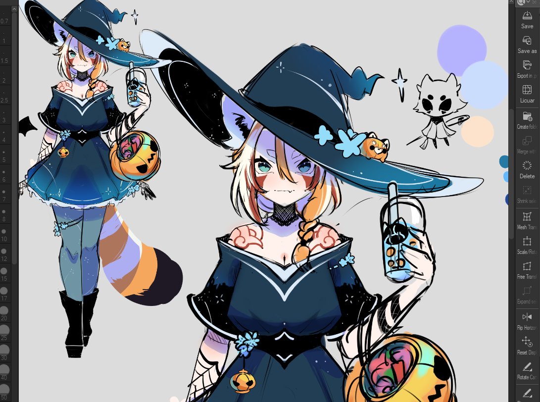 I don't think I have time to finish for next month, but I like the design 💙
Maybe for next halloween I can use it!