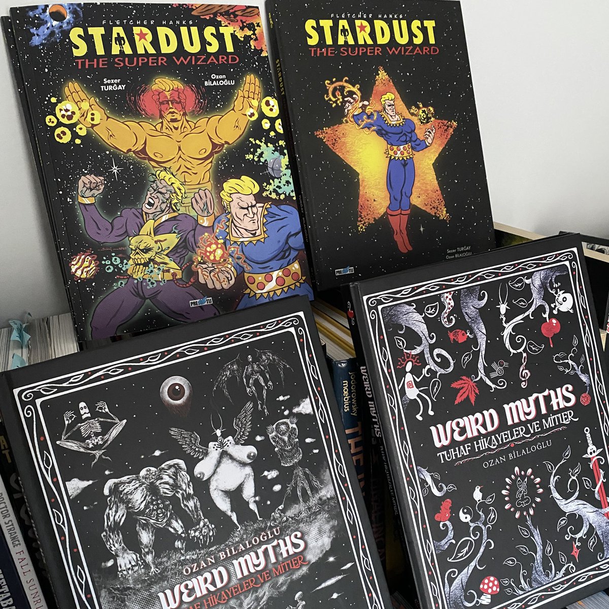 Stardust the Super Wizard ve Weird Myths - Tuhaf Hikayeler ve Mitler adlı çizgi romanlarım ile Pazar günü saat 16:00 da Kadıköy Çizgi Festivali’nde <a href="/presstijcizgi/">Presstij Çizgi Roman</a> standındayım. İmzalı ve remarklı edisyonları edinmek için buyrunuz 🌀