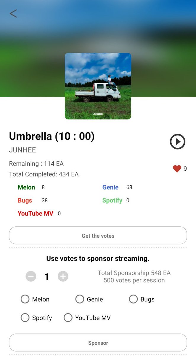 ACE_voting's tweet photo. [JUNHEE SOLO DEBUT] ☔ 

C.Cs! Junhee's song Umbrella (10:00) has finally been added to Duckad 🎧
Sponsor some streams if you have any!

#JUNHEE #UMBRELLA https://t.co/syAbPaKGr1