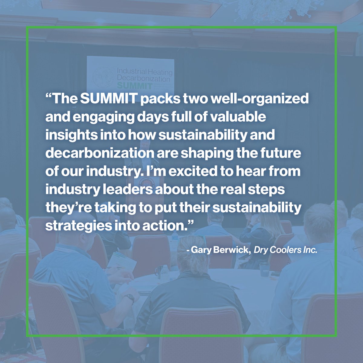 Our Industrial Heating Decarbonization SUMMIT combines real-world case studies, tools and resources to help you get started on your journey now, and a look at what's coming in the future so you can be a step ahead. 

Sept. 29 - Oct. 1 | Indianapolis 
summit.ihea.org