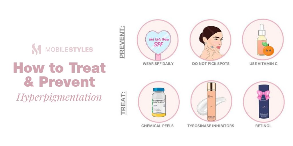 mobilestylesapp's tweet image. ⚡Hyperpigmentation is caused by an increase in melanin.

A number of factors can trigger an increase in melanin production, but the main ones are sun exposure, hormonal influences, age and skin injuries or inflammation.

#mobilestyles #mobilestylesapp #hyperpigmentation #melanin