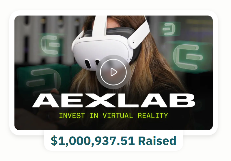 Just hit $1m raised on startengine.com/offering/aexlab thanks to all of you :)