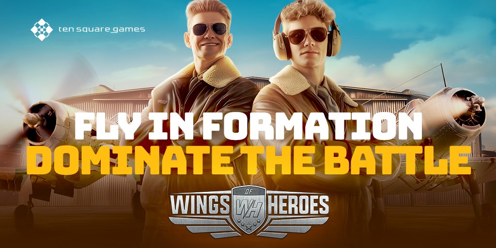 Wings of Heroes just got more social 🚀
👥 Formations: fly with your wingman
🪖 Pilot Avatars: show your style &amp; achievements
More than a combat sim. It’s a growing community.
More here 👉 bit.ly/42EuopJ

#WingsOfHeroes #MobileGaming #Community