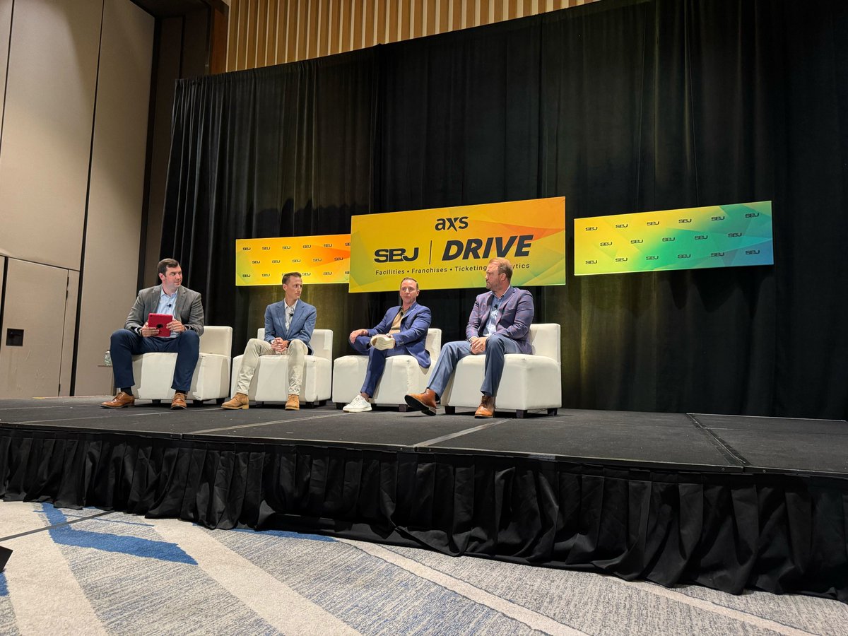 That’s a wrap on SBJ Drive! 🙌

Many thanks to all who joined us for Greg Krug's panel on using data to power smarter sponsorships. It was great to share the stage with Phil Libby, Micah Kamla, &amp; Ryan Balough!
