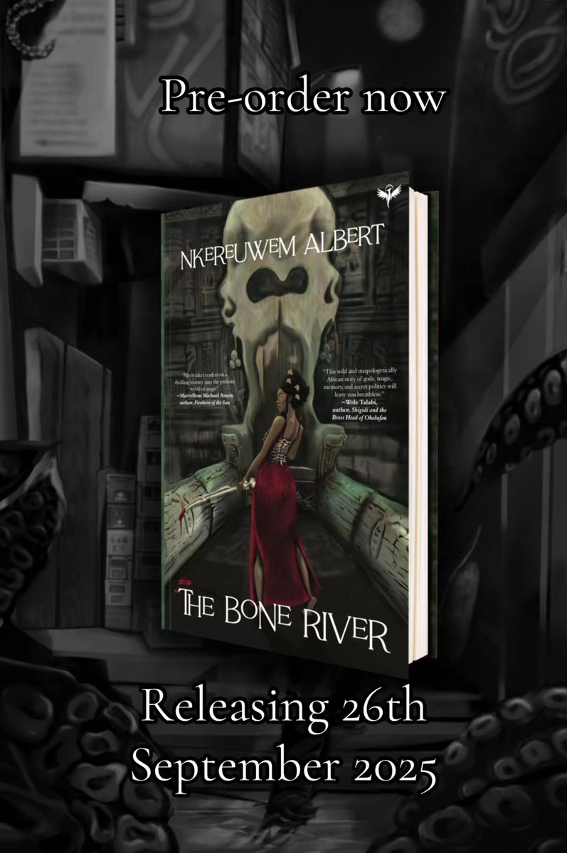 MY BOOK IS OUT IN EIGHT DAYSSSSS. 

Preorder The Bone River todayyyyy🐍

ouidalagos.com/product/pre-or…