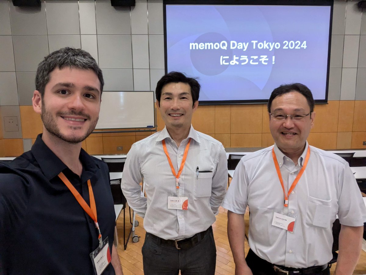 memoQ goes to Tokyo (again)!
Let's meet at Tokyo Game Show this year, and if you have some time in the city, memoQ Day Tokyo will take place on October 3. Sign up now: hubs.li/Q03JXf150
Can’t wait to see you there!