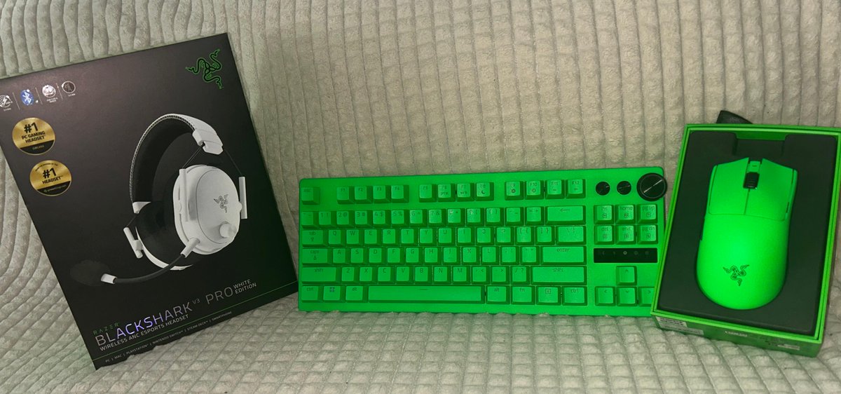 zewtscs's tweet image. Just received some awesome gear from Razer, super excited to try everything out! Huge thanks to @TeamRazer  and special thanks to @chickncup for making this happen. 💚