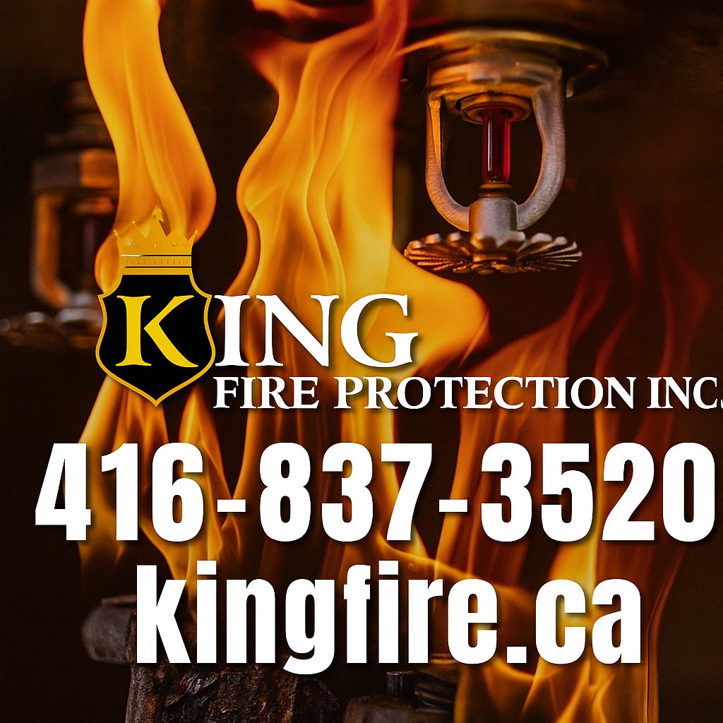 King #FireProtection🔥 
- Inspection Test &amp; Recharge
- #FireExtinguisher🧯
- #FireHose
- Emergency Exit Lighting/Signage
- #FirePlans #FireSafetyPlans
- Fire Sprinkler Inspection
- Fire Alarm Inspection

📞416-837-3520
📩 KingFireInc@gmail.com
📱 kingfire.ca 
#Barrie