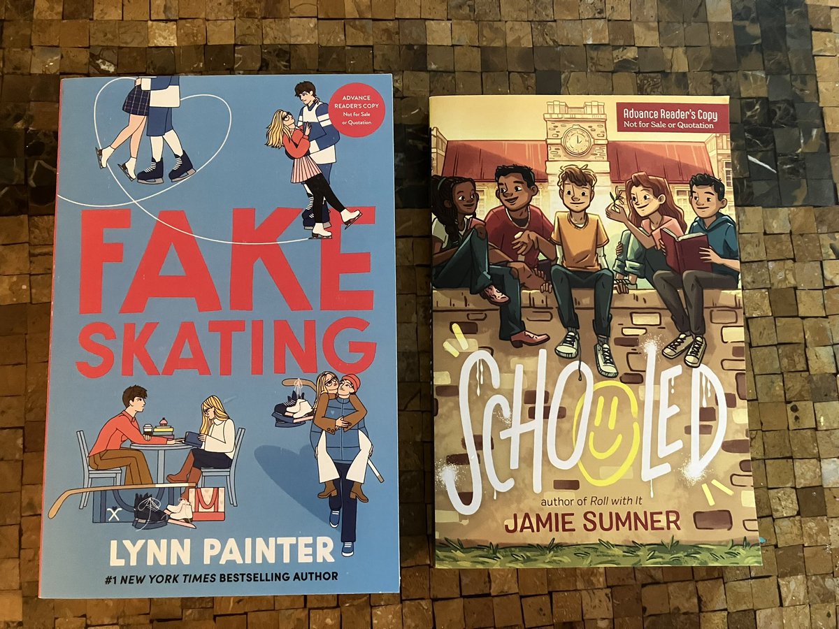 CynthiaSchwind's tweet photo. Watch your 📬 @hottsnewreads These 2 are headed your way!! Fake Skating by @LAPainter publishes 9/30! Schooled by #JamieSumner is out now!! Enjoy! #BookPosse 
@simonteen @SimonKIDS https://t.co/VR1jwtXEzi
