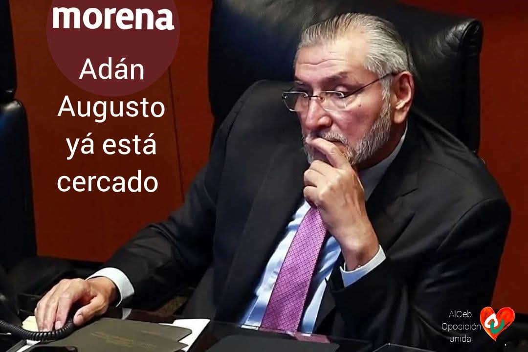 internatio56662's tweet photo. 🔥 Adán Augusto: Cornered on All Sides! 🔥

AMLO’s “brother” is now in the crosshairs of the United States! 🇺🇸

Senator Marco Rubio questioned why he remains politically active despite alleged ties to La Barredora. 💀 His presidential campaign was reportedly financed with stolen fuel ⛽💰 and linked to multi-million-dollar bribes. 💸

Sheinbaum urged him to resign, but Palenque still shields him.

The problem? Taking him down means sinking AMLO’s entire narrative. 🚢

According to @hdemauleon, the 4T has handed Mexico over to organized crime.

The noose is tightening! 🕳️😂

#AdánAugustoCornered
