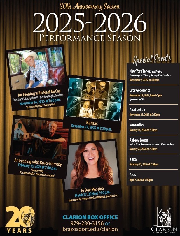 TheClarionatBC's tweet photo. 🎶 Tickets for the Clarion's 2025–2026 Performance Season Are On Sale Now! 🎟️

The stage is set for a powerful season of unforgettable musical performances. 

Tickets are going fast—secure yours today!

Tickets: https://t.co/ClRQKxlxXg https://t.co/3n8evGtSDR
