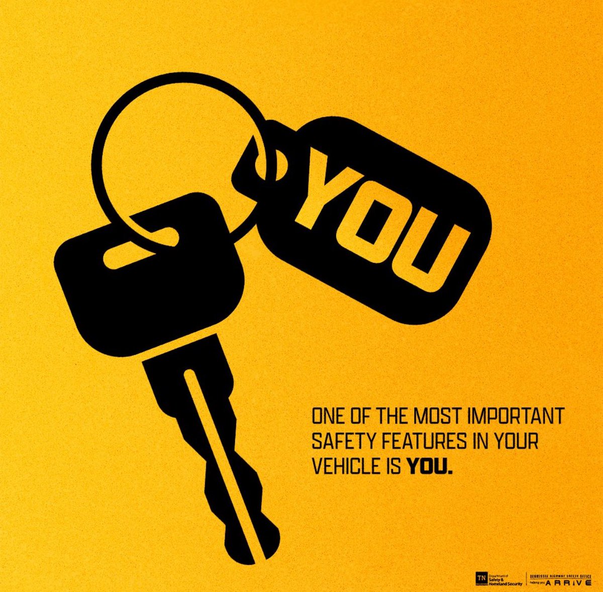 No matter your age or the amount of driving experience, this is some great information.
One of the most essential safety features in your vehicle is YOU. When you choose to turn off your phone, buckle up, and slow down, you choose safer roads for everyone.