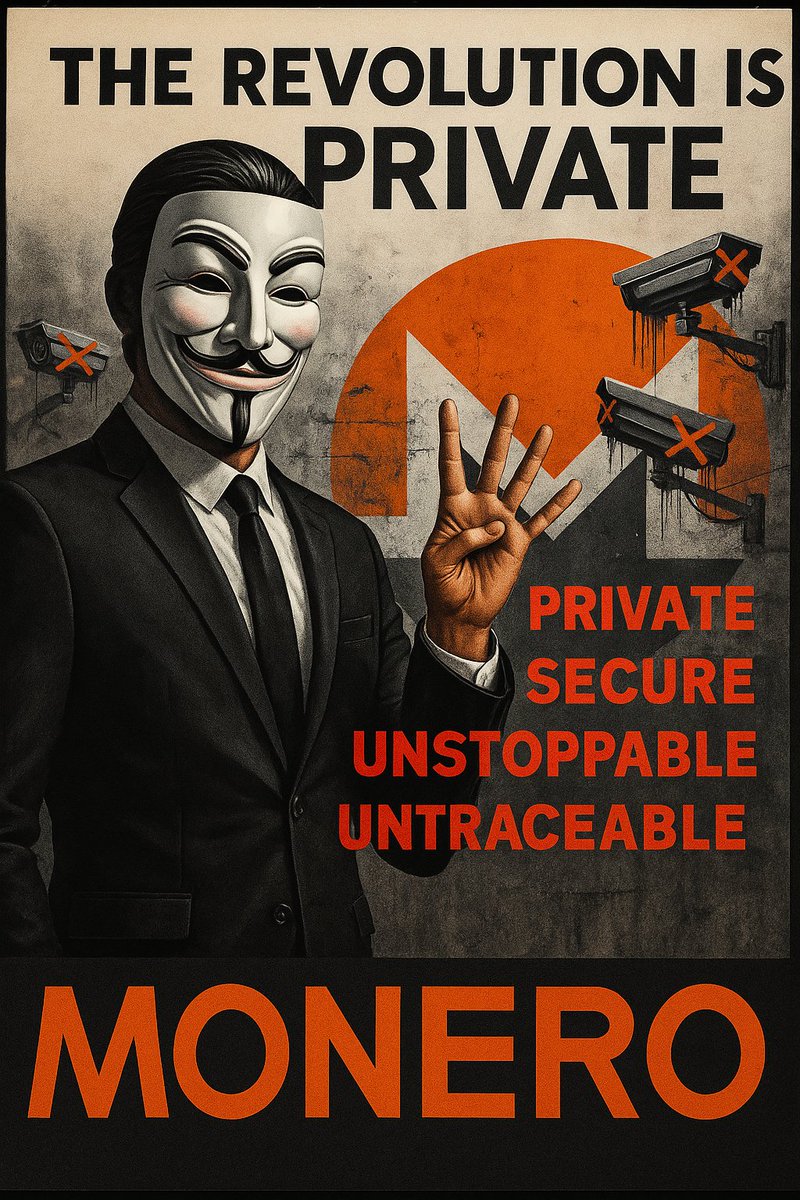 The revolution won’t be KYC’d.
The revolution is private!
- Monero