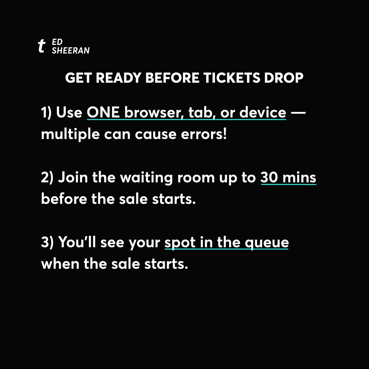 Ticketmaster tweet media