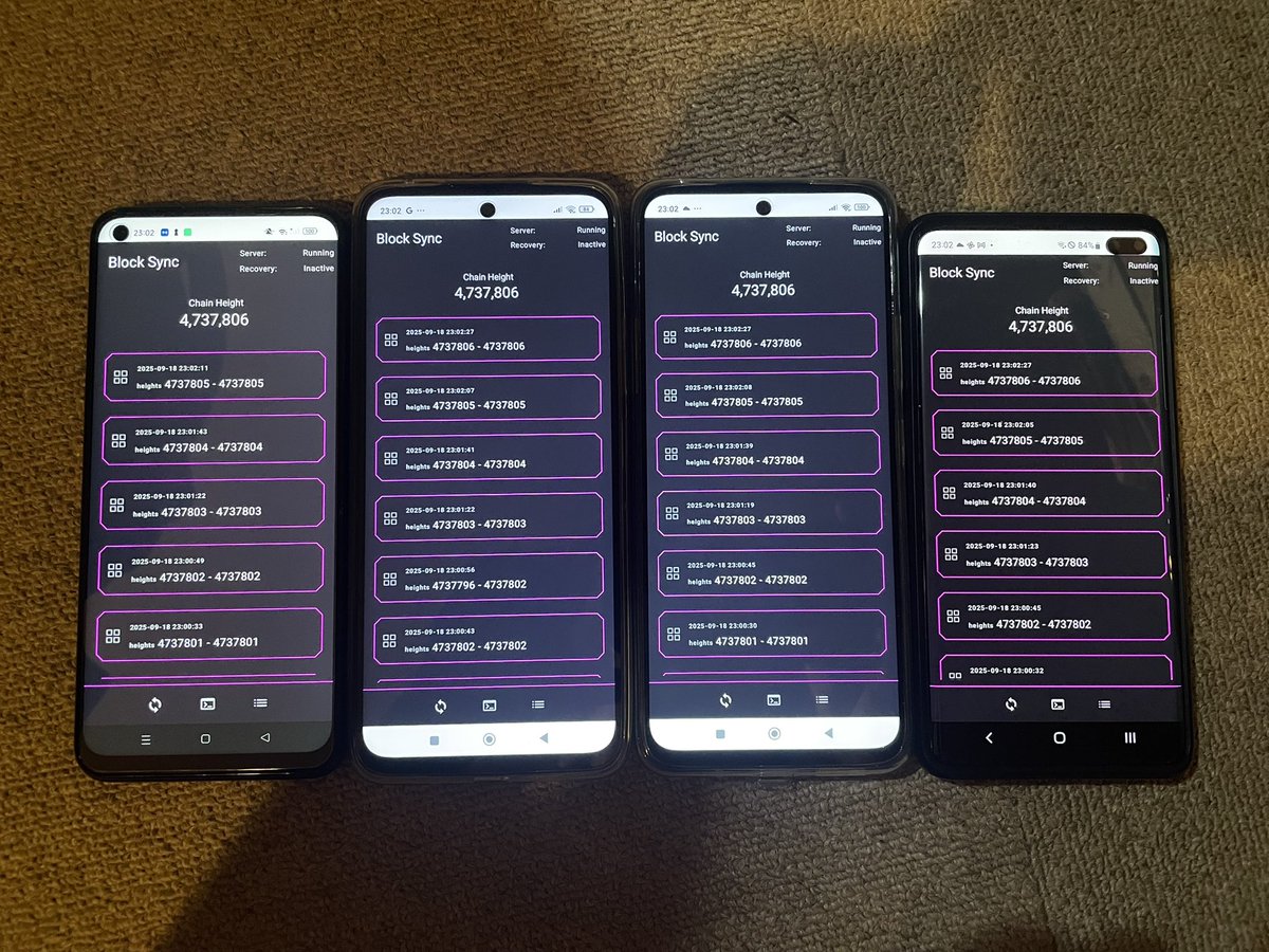 oicoimo4's tweet image. 無事に全機復旧完了しました✌️
#Symbol #mobilenode