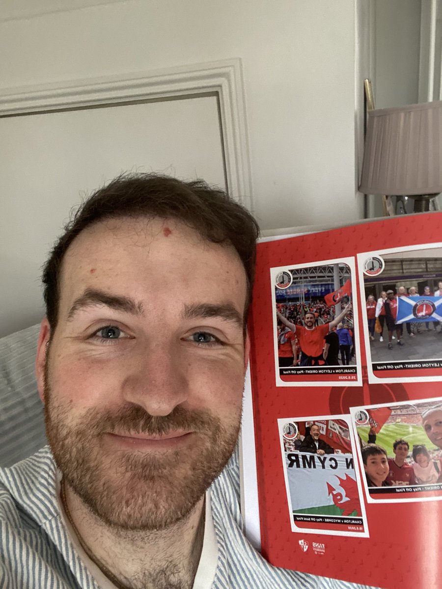 Sam White (@sawhi96) on Twitter photo <a href="/CAStrust/">Charlton Athletic Supporters Trust</a> <a href="/CAFCofficial/">Charlton Athletic FC</a> Anyone else made a Bee-line to their sticker straight away?
#ADATAC #cafc <a href="/CAStrust/">Charlton Athletic Supporters Trust</a> <a href="/CAFCofficial/">Charlton Athletic FC</a> Anyone else made a Bee-line to their sticker straight away?
#ADATAC #cafc