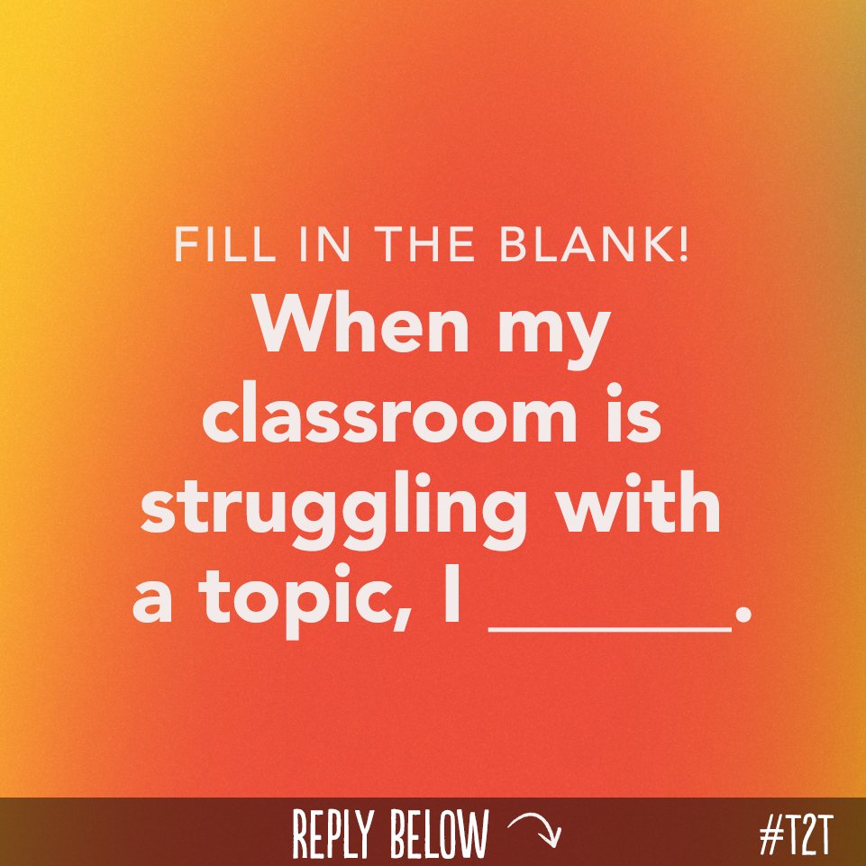 Teacher2Teacher (@teacher2teacher) on Twitter photo 