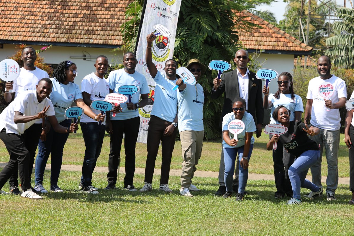RENU_256's tweet photo. Day 2 Highlights | UMU Nkozi @eduroam Awareness Campaign 🎉

Day 2 was even more inspiring as we continued spreading awareness about the power of eduroam! 

We were honored to have the Vice Chancellor, Prof. Patrick Edrin Kyamanywa, pass by and take part in the campaign. His presence and support affirm the importance of secure, seamless internet access for teaching, learning, and research.

A big thank you to Uganda Martyrs University, Nkozi, for embracing this initiative with such enthusiasm and commitment. Together, we are making connectivity smarter, easier, and more impactful for the academic community. 

#eduroamUG #DigitalEducation #RENU