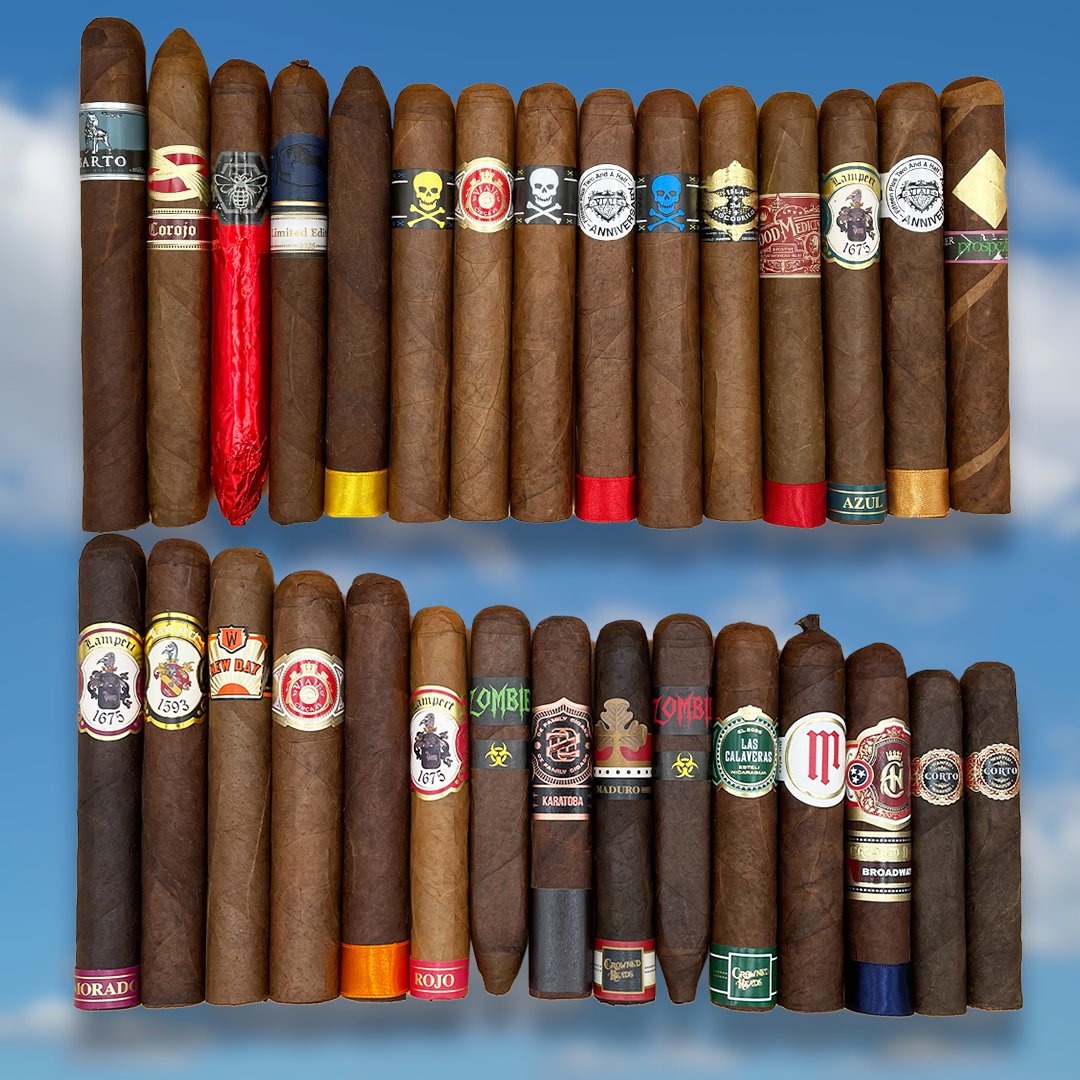 "Come on, get Down With the S(t)ickness!" This is more than a sampler, this is a full collection. Need a humidor refresh? Looking to clean your palate and try something completely new? This is the perfect opportunity 🤩 #CigarCollection #Cigars #Sampler

jackschwartz.com/products/down-…