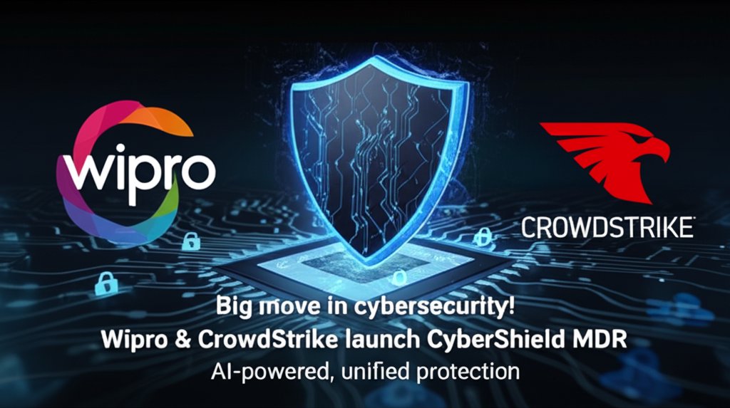 ITNewsBreaking's tweet image. 🚨 Big move in cybersecurity!
⭐ Wipro partners with CrowdStrike to launch CyberShield MDR — an AI-powered, unified security service to detect, respond & stop breaches faster.
#Wipro #CrowdStrike #Cybersecurity #AI