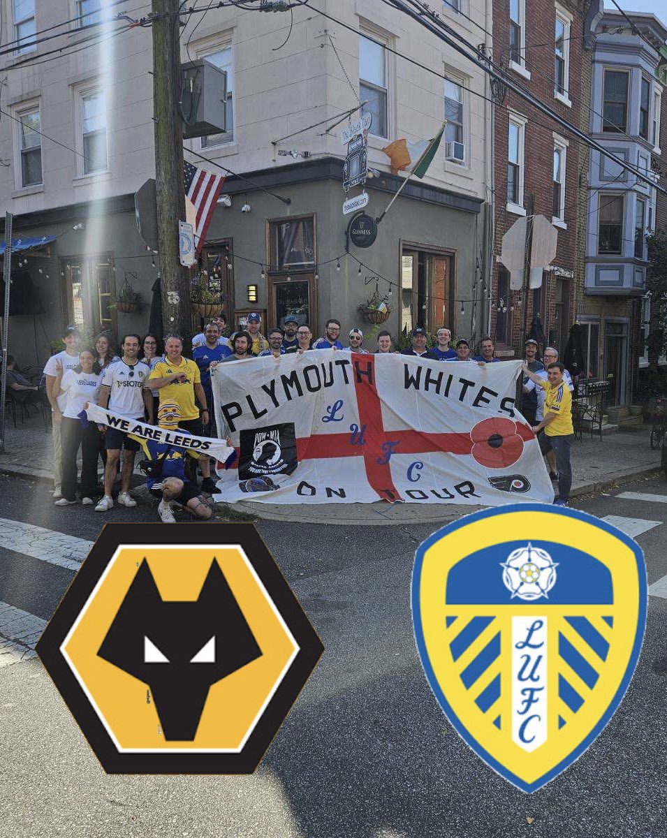 We are back at the Black Taxi this Saturday, September 20th at 10am for Leeds United v. Wolves.

This match is on Peacock.

MOT!

The Black Taxi

747 N. 25th Street

Philadelphia, PA 19130