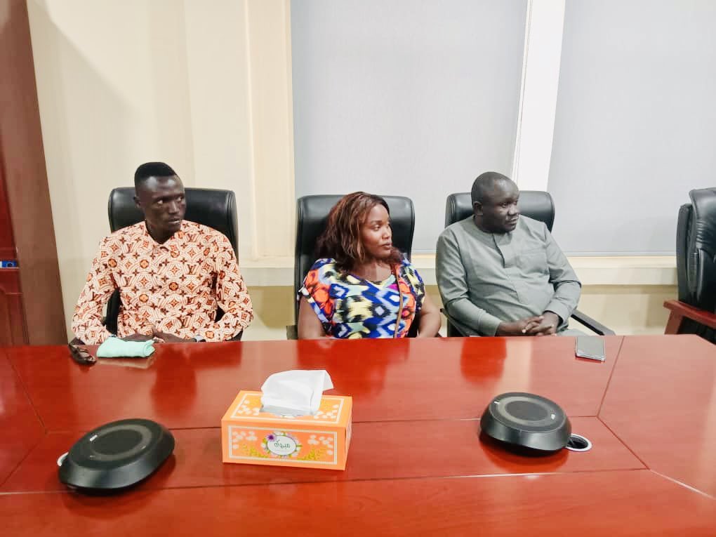 MLoruba's tweet photo. Thursday, September 18,2025, we met and congratulated the first deputy Speaker,Rt.Hon.Ambrose  Lomin Pitia on his appointment as the first deputy Speaker of Revitalized Transitional National Legislative Assembly. https://t.co/zEcL7jDr1K