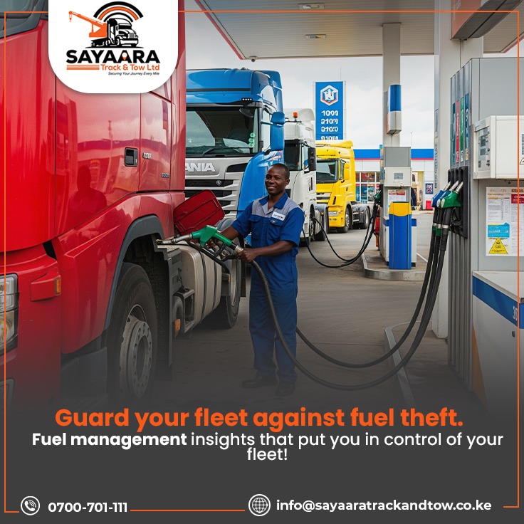 Sayaaratruckltd's tweet image. Protect Your Fleet from Fuel Theft

#Fleetmanagement
#FuelMonitoring
#SayaaraTrackandTow

For inquiries call 0700 701111