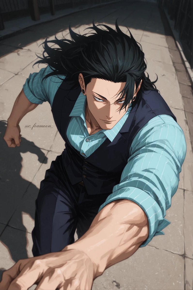 ﾔ夏のおしごと

#夏油傑 #GetoSuguru 
#呪術廻戦 #JujutsuKaisen 
#AIart #AIイラスト