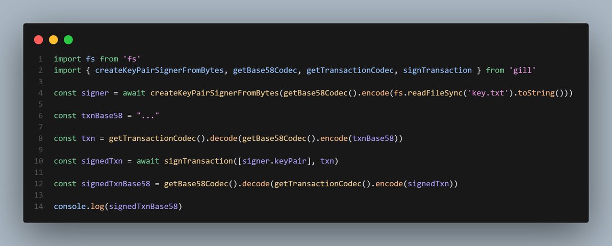 4lve_sol's tweet image. x.com/tobeycodes/sta…
Gill had less boilerplate than I thought. Though finding the function name for what I wanted was pretty annoying but worked out with intellisense.
