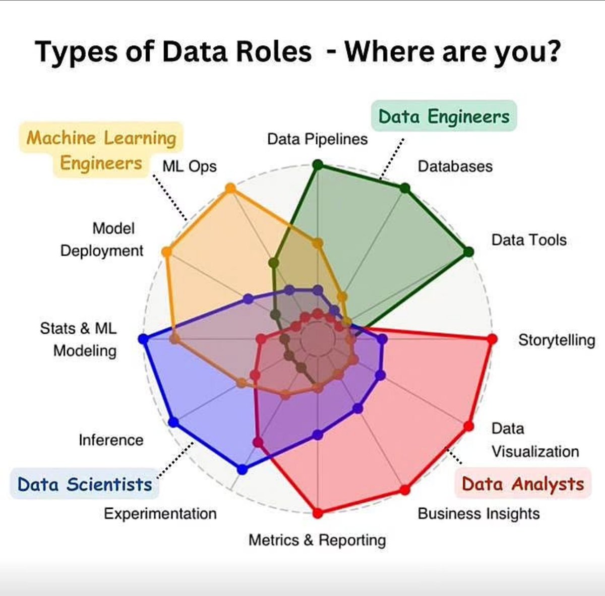 Python_Dv's tweet image. Types of Data Roles