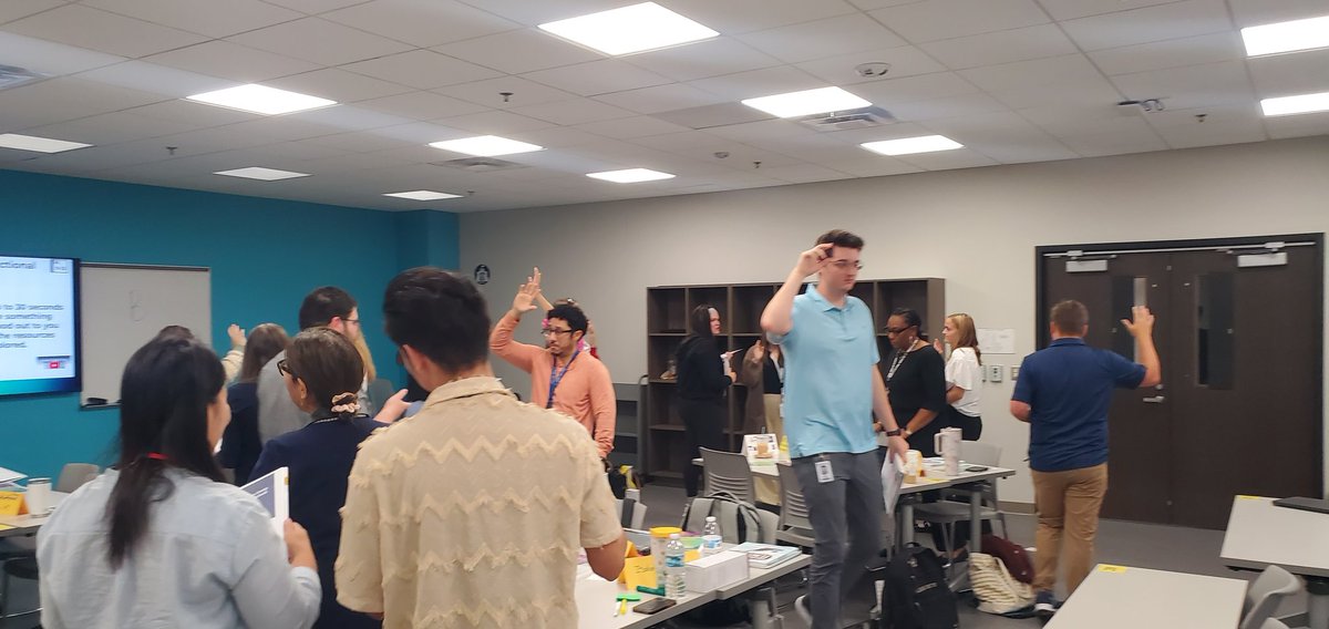 DRich3349's tweet photo. A great day faciliting the OCPS Induction Kick-off! Teachers engaged conversations about what makes an environment a good place to learn. #ocpsinduction @ocpsPL https://t.co/CwP6vhZ5Du