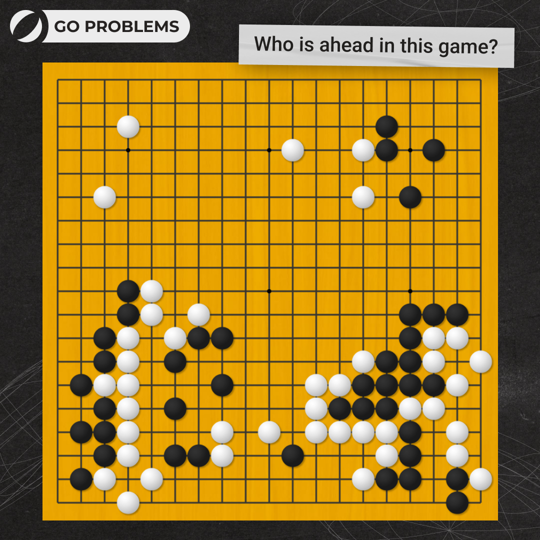 GoMagicOfficial's tweet image. Who&apos;s Ahead in The Game? 🧐
Share your solution in the comments!

The second picture shows the solution to the previous problem.

👉 Want more puzzles? Tackle a variety of Go problems in our free Skill Tree at gomagic.org/go-problems/
#gogame #tsumego #goproblems