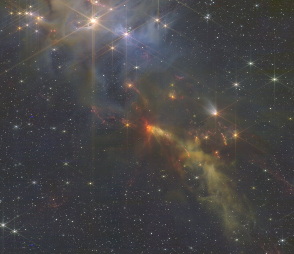 landru79's tweet photo. James #Webb Space Telescope #JWST

Mapping the distribution of ices in the host environments of protostellar hot corinos

TARG: #Serpens SMM 1a
2024-09-15
PI: Jorgensen, Jes K.
NIRCam f480m f360m f200w

https://t.co/A7VqzQoZpC

NASA/ESA/CSA/STScI/j. Roger https://t.co/Dmet7wg4PJ