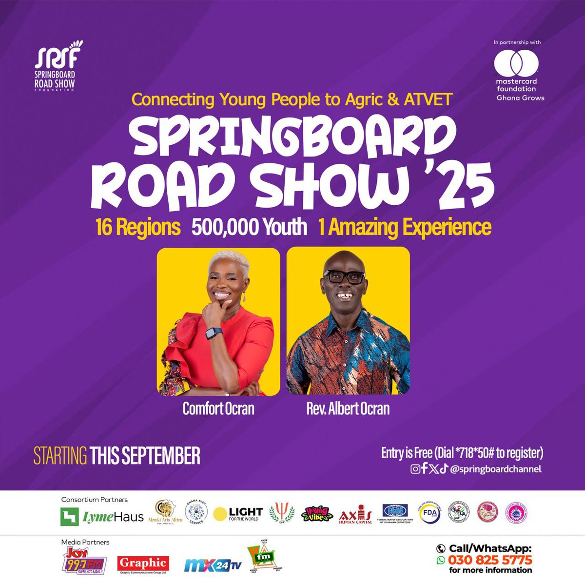 K_agyapong7's tweet photo. Bolgatanga, mark September 25th β@SpringboardChn @GhanaGrows are bringing Agric and ATVET empowerment right to your doorstep. #SpringboardRoadShow #GhanaGrows https://t.co/E8dWCYREAB